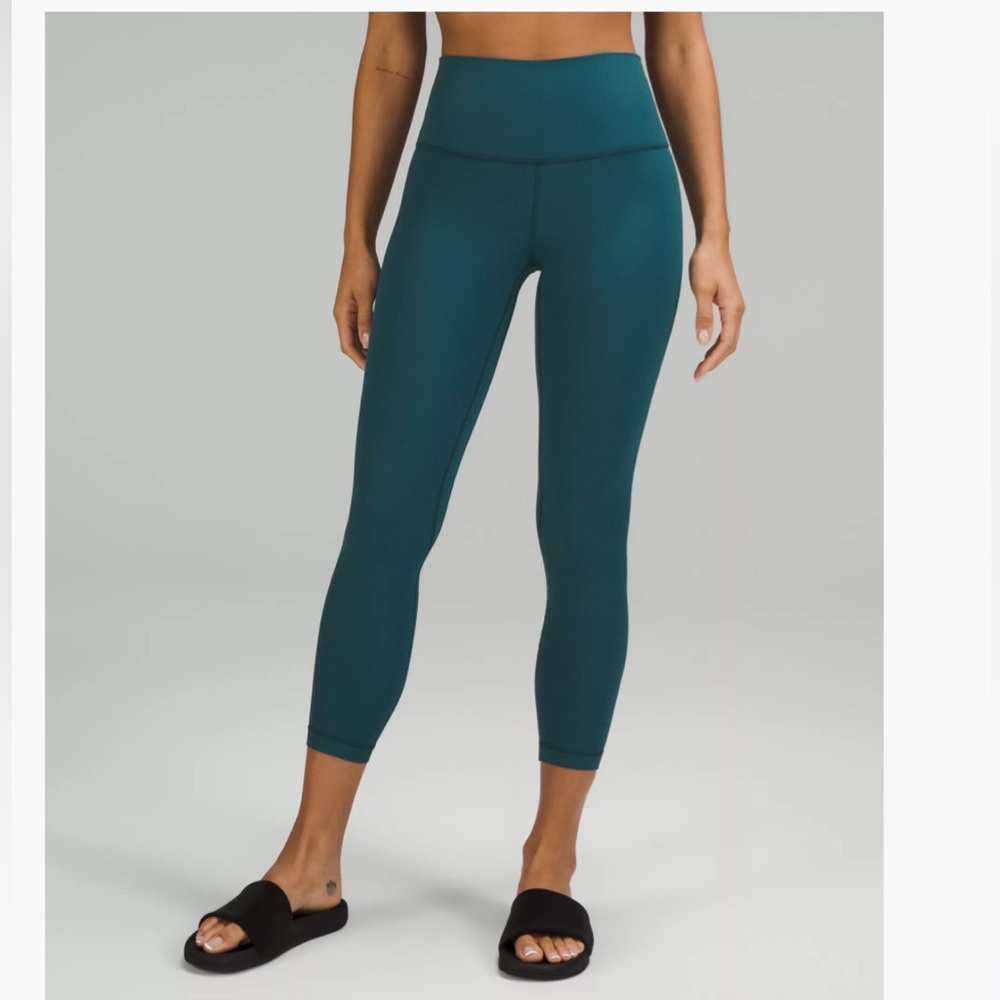 Dark Green High-Waisted Leggings